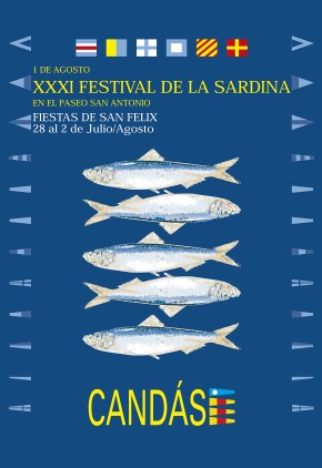 cartel del festival de la sardina de 2000