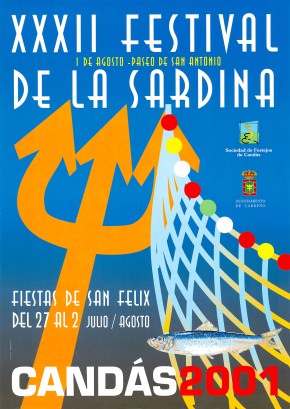 cartel del festival de la sardina de 2001