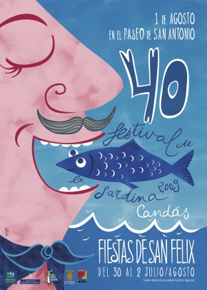 cartel del festival de la sardina de 2009