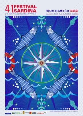 cartel del festival de la sardina de 2010