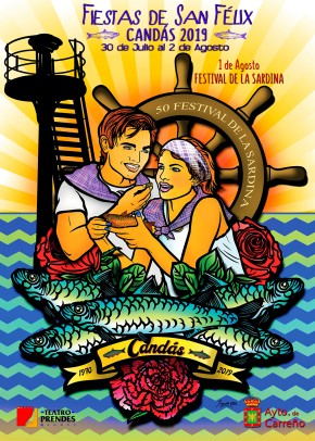 cartel del festival de la sardina de 2019