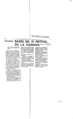 1973 Bases del 4 festival de la sardina