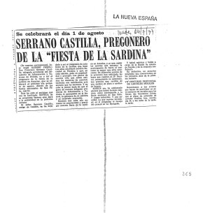 1973 Serrano Castilla pregonero de la fiesta
