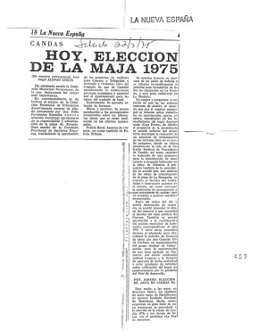 1975 Elección de la maja 1975