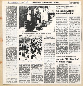1989 XX festival de la sardina de Candás