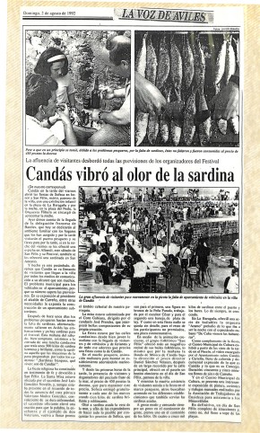 1992 Candás vibró al olor de la sardina