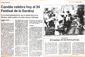 1993 1993 Candás celebra el 24 festival de la sardina