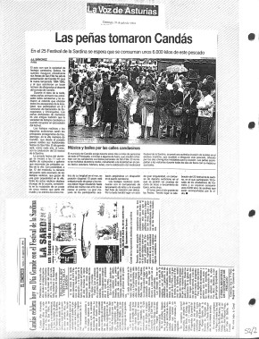 1994 las peñas tomaron Candás