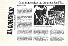 1996 Candás inicia hoy san Félix