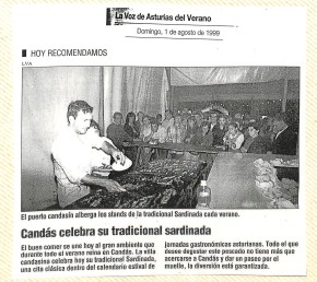 1989 Candás celebra su sardinada
