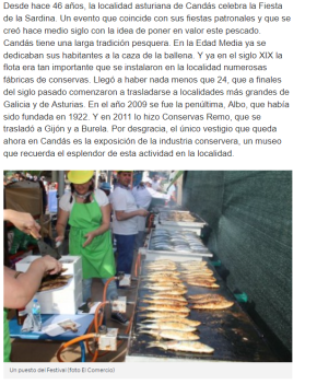 Las sardinas y candás noticia ABC 03/08/2015